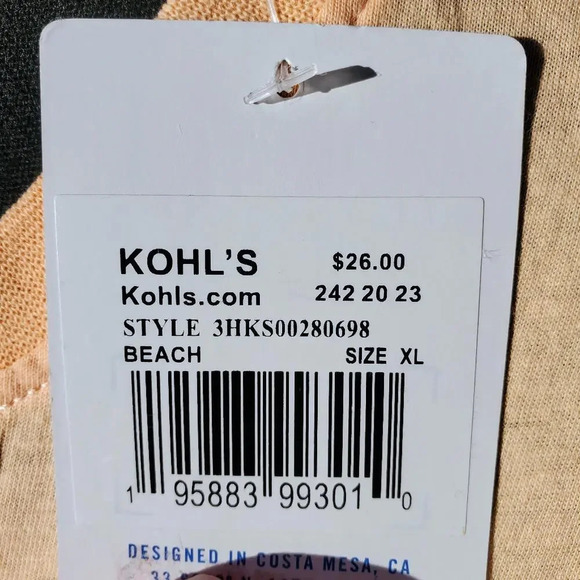 NWT Hurley Juniors' Size XL Palm Tree Casual Cropped T-Shirt - Picture 7 of 15